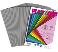 Ershi-, Lot De 20 Feuilles De Papier Cartonné A4 300 G/M² Gris Granit[630]