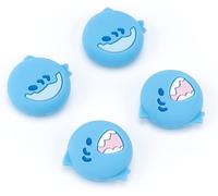 Ershi-Mignon Silicone Joycon Thumb Grip Caps, Joystick Cover Compatible Avec Nintendo Switch/Oled/Switch Lite, 4pcs - Baby Shark[1114]