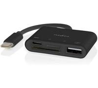 ERSHI-Nedis Hub USB, 1 Port USB-C, 1 Port USB A, 1 Port USB-C, 4 Ports(s) - USB 2.0 - Alimentation Via USB - SD et MicroSD[1247]