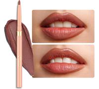 Ershi-Oulac Crayon À Lèvres Mat Waterproof, Brun Lipliner Anti-Salissures Tient 12 Heures+, Très Pigmenté, Souple, Pour Des Lèvres[3