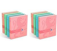Ershi-Oxford Classeur Touch A4xl Dos 40mm 4 Anneaux Ronds Couverture Carte Pelliculée Coloris Assortis (Lot De 2)[2689]