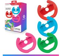 Ershi-Pack De 4 Volants Pour Joy Con Nintendo Switch Et Nintendo Switch Oled - Volants De Course Rouge Néon, Bleu Néon, Vert Néon,[1003]