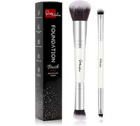 Ershi-Pinceau Fond De Teint Pinceaux Maquillages Yeux, Start Makers 2pièces Pinceau Maquillage Professionnel Poils Souples Et Dens[312]