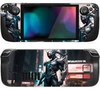Ershi-Playvital Accessoires Pour Steam Deck Autocollant Protection,Stickers Skin Pour Steam Deck Oled & Lcd Console-Cyber Ninja[1308]