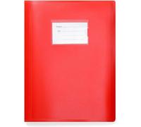 Ershi-Porte-Vues 104 Pochettes A4 208 Pages Couverture Souple Rouge[3695]