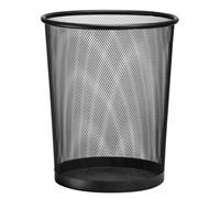 Ershi-Poubelle Métal Maille 19l Noir Corbeille À Papier En Treillis Métallique Corbeille À Papier Ronde Xxl[22]