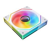 ERSHI-Prism 6MAX 120mm Infinite Mirror ARGB PC Fan with PWM Control and ARGB Effect,Three-Sided Infinite Mirror on The Side (WH Re[6