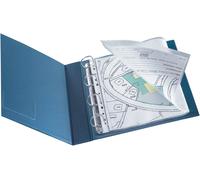 Ershi-Q Connect Punched Pochette Polypropylène A3 Folding To A4 Glossy Ouverture Par Le Haut (Lot De 10)[2512]