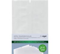 Ershi-Sigel Sm182 Pochettes Transparentes 4 Vues - A4 Plié - 10 Pièces[3423]