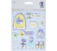 Ershi-Stickers 3d Baby, Composé De Plusieurs Niveaux, Matériaux De Haute Qualité, Autocollants, Pour Décorer Des Cartes De V?ux, S[3