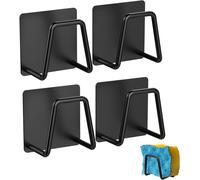 ERSHI-Support Éponge Crochet 4 Pcs Support Eponge Porte-Eponges Auto-Adhésifs Acier Inoxydable 304 Porte Eponge Evier Support Epon[4113]