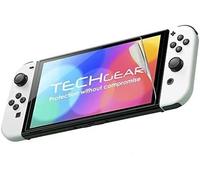 Ershi-Switch Oled Protection D'écran [Pack Of 3] Film De Protection Ultra Clair Avec Chiffon De Nettoyage Et Carte D'application -[655]