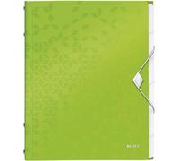 Ershi-Trieur A4, Contient Jusqu'à 200 Feuilles, Index Intégré À 6 Onglets, Fermeture Élastique, Vert, Wow, 46330054[1459]
