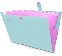 Ershi-Trieur Valisette Organiseur Classeur Rangement A4 Documents Extensible File Folder Pocket Avec 12 Compartiments[2507]