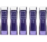 Ershi-Uni Nanodia Color Mechanical Pencil Leads 0.5mm Lavender, 5 Pack/Total 100 Leads Value Set With Ecology Sticky Notes[870]