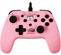 Ershi-Unik Manette Filaire Pour Nintendo Switch, Switch 2 Et Pc - Cable 3 M - Motif Be Love, Licornes - Rose[731]