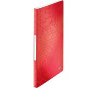 Ershi-Wow - Porte-Vues A4, 40 Pochettes Transparentes, Capacité 80 Feuilles, Coloris Rouge (46320026)[2761]