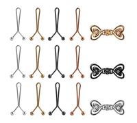 ErShiPing 15 Pcs Botones Ajustables para Jeans, Ajustador de Pantalones Vaqueros Sueltos, Tensores de Cintura para Pantalones Vaqueros, Ajustador Cintura Pantalon, Botón para Ajustar Pantalon Jeans