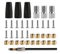 ErShiPing 21 Pièces BH90 Tuyau Olive, Frein à Disque Olive Inserts | Insert de Connecteur Olives pour Durite de Frein à Disque Hydraulique, pour Shimano BH90 Pièce de Rechange de Vélo