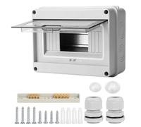ErShiPing Coffret Electrique Etanche Exterieur IP65, 8 Modules | Coffret electrique etanche, Boitier de Jonction, Armoire de Contrôle de Surface en Plastique