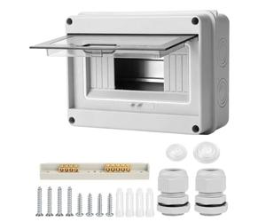 ErShiPing Coffret Electrique Etanche Exterieur IP65, 8 Modules | Coffret electrique etanche, Boitier de Jonction, Armoire de Contrôle de Surface en Plastique