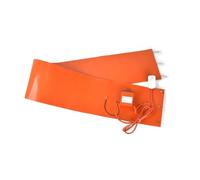 ERSINIAN Coussin Chauffant électrique en Silicone avec Thermostat, Chauffe-fût métallique pour vannes, Instruments, Chauffe-barils de Graisse, 110 V/220 V (numérique, 120 L, 250 x 1360 mm, 1700 W)