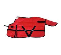 ERSINIAN Couverture d'hiver pour Chevaux, Couverture Anti-Mouches, légère, 600D, avec Doublure Polaire, imperméable, ne Pas Ajouter de Coton (Taille : 100 cm (39 po))