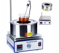 ERSINIAN Digital Magnetic Mixer Hot Plate, 500W Lab Stirrer with Temperature Sensor & Stand, 0-2600RPM for Precise Mixing & Heating