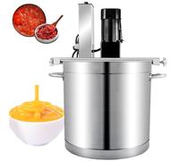 ERSINIAN Electric Mixer Machine for Commercial Use - 20L Automatic Food Mixer with 120W Power, 4 Blade Stirring Scraper, One-Button Start, Adjustable Speed for Jam and Sauce Making
