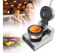 ERSINIAN Gaufrier et Presse à Glace électrique, antiadhésif, pour Usage Domestique et Commercial, 220 V