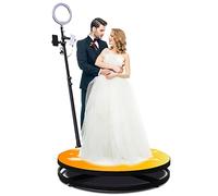 ERSINIAN Machine de photomaton 360, Plate-Forme de Cabine vidéo au ralenti, Rotation Automatique de la Plate-Forme Selfie, Cabine vidéo à 360 degrés, Logiciel d'utilisation Gratuit de 4 Mois