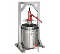 ERSINIAN Manual Hydraulic Fruit Wine Press with Stainless Steel Bracket, Easy to Use for Pressing Grapes and Various Fruits, Ideal for Household Cider Making