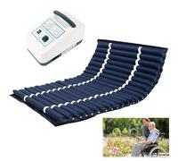ERSINIAN Matelas Gonflable Anti-escarres, Confortable, avec Pompe, 4 Niveaux de Pression d'air réglables, pour la Maison (200 x 130 cm)