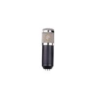 ERSINIAN Microphone à condensateur Neuf pour Studio d'enregistrement, kit karaoké pour PC (Noir)