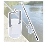 ERSINIAN Perche de prélèvement de Liquide Amovible, échantillonneur d'eau avec poignée télescopique et Godet doseur, Facile à Transporter pour Les Analyses d'étangs, de Lacs et de rivières, 1000 ML