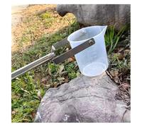 ERSINIAN Perche télescopique de prélèvement d'eau avec coupelles détachables et Graduations, échantillonneur de liquides Portable pour Les Analyses environnementales et industrielles