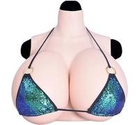 ERSINIAN Plastron en Silicone, Faux Seins, Bonnet S, Poitrine Artificielle, Poitrine Cosplay, Faux Seins, Poitrine en Silicone, Faux Seins artificiels, Beige