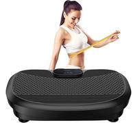 ERSINIAN Plateforme vibrante 4D à Triple Moteur pour Exercices de Perte de Poids et de remodelage corporel : Technologie avancée d’Oscillation, linéaire, de Pulsation et de Mouvement 4D