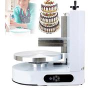 ERSINIAN Professional Cake Supplies Electric Cake Decorating Machine Electric Cake Cream Spreading Machine Commercial Cake Decorating Coating Machine for 4-12 inch Cake, with 304 Stainless Steel Spat