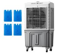 ERSINIAN Refroidisseur d'air par évaporation, climatiseur Portable à 3 Vitesses avec Oscillation à 120°, Grand réservoir pour la Maison, Le Bureau ou Le Magasin.