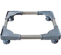 ERSINIAN Support de Machine à Laver, Base Mobile Portable à 4 Pieds, Support de sèche-Linge réglable, Largeur/Longueur de la Base 50-60 cm, Support de réfrigérateur Anti-Vibrations