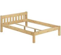 Erst-Holz Cadre de lit Style Contemporain pin Massif Naturel 120x200, Grand lit Simple sans literie 60.38-12oR