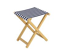 Erst-Holz Chaise de Jardin Bleu Blanc