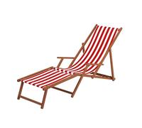 Erst-Holz Chaise Longue Rouge et Blanc