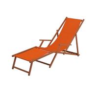 Erst-Holz Chaise Longue Terracotta