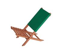 Erst-Holz Chaise Pliante en Bois, Chaise de Plage, siège de pêche 10-352