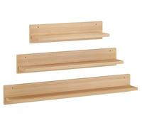 Erst-Holz Étagère murale en hêtre - Longueur au choix - 90,84-5480 cm