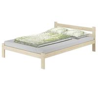 Erst-Holz® Lit d'appoint double 140 x 200 cm en épicéa massif non traité avec accessoires au choix V-60.60N-14 sans accessoires