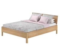 Erst-Holz Lit double sans métal en bois de hêtre 160 x 200 cm avec accessoires au choix V-60.93-16 sans accessoires