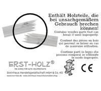 Erst-Holz Lit futon en Bois Naturel très Bas, idéale pour Combiner avec futon, Surface 160x200 V-60.47N-16 sans Accessoires
